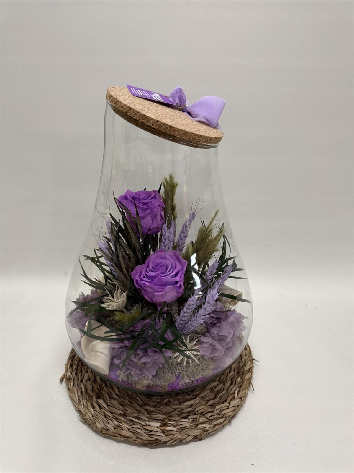 Terrario kumbolo en tonos morados - Imagen 2