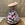 Terrarium boca cortada con tapa de corcho tonos rosa - Imagen 1