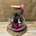 Terrarium con tapa de corcho en tonos lila y fucsia - Imagen 1