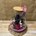 Terrarium con tapa de corcho en tonos lila y fucsia - Imagen 2