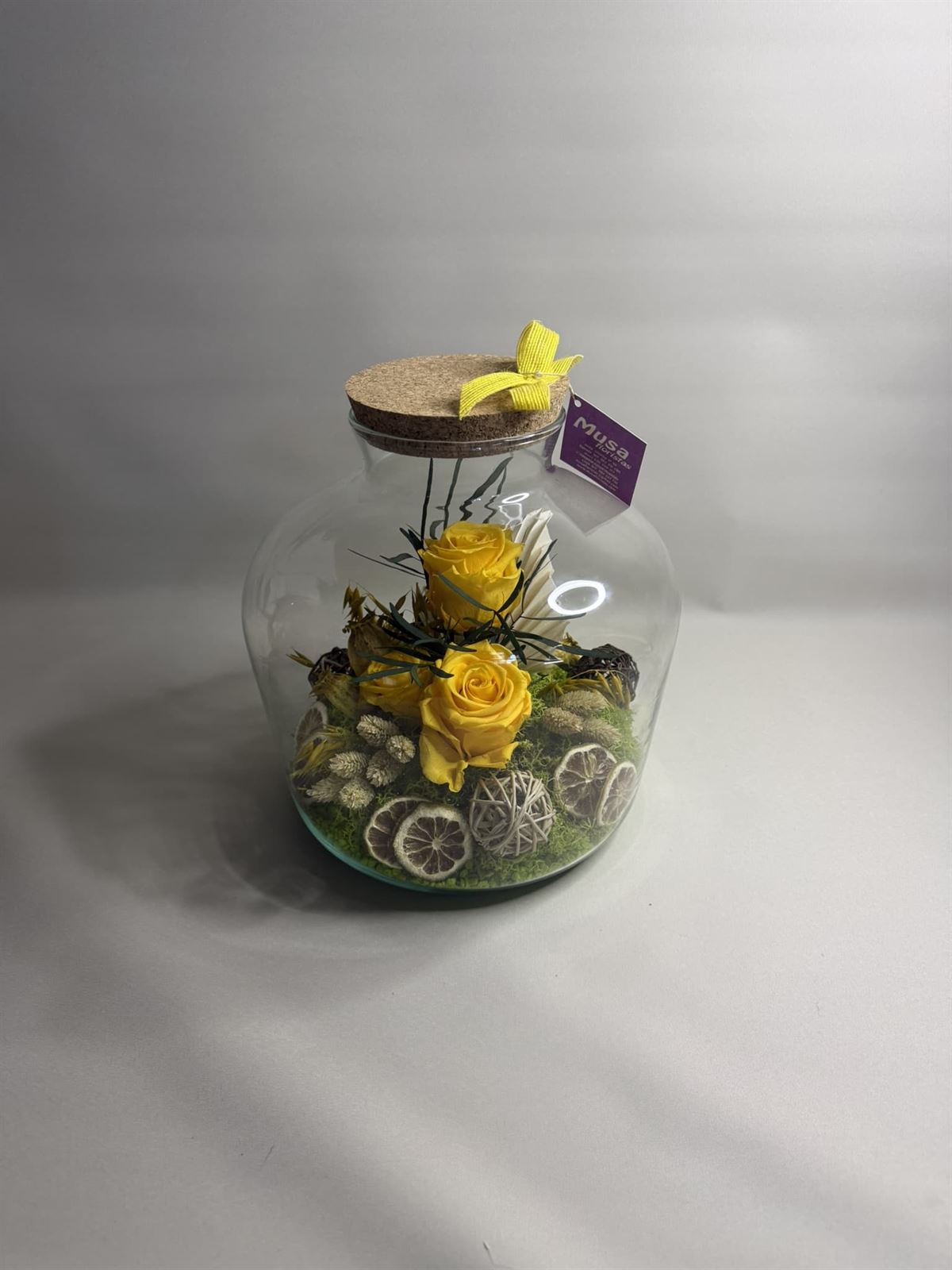 Terrarium en tono amarillos - Imagen 2