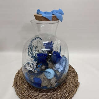 Terrarium en tonos azules - Imagen 2