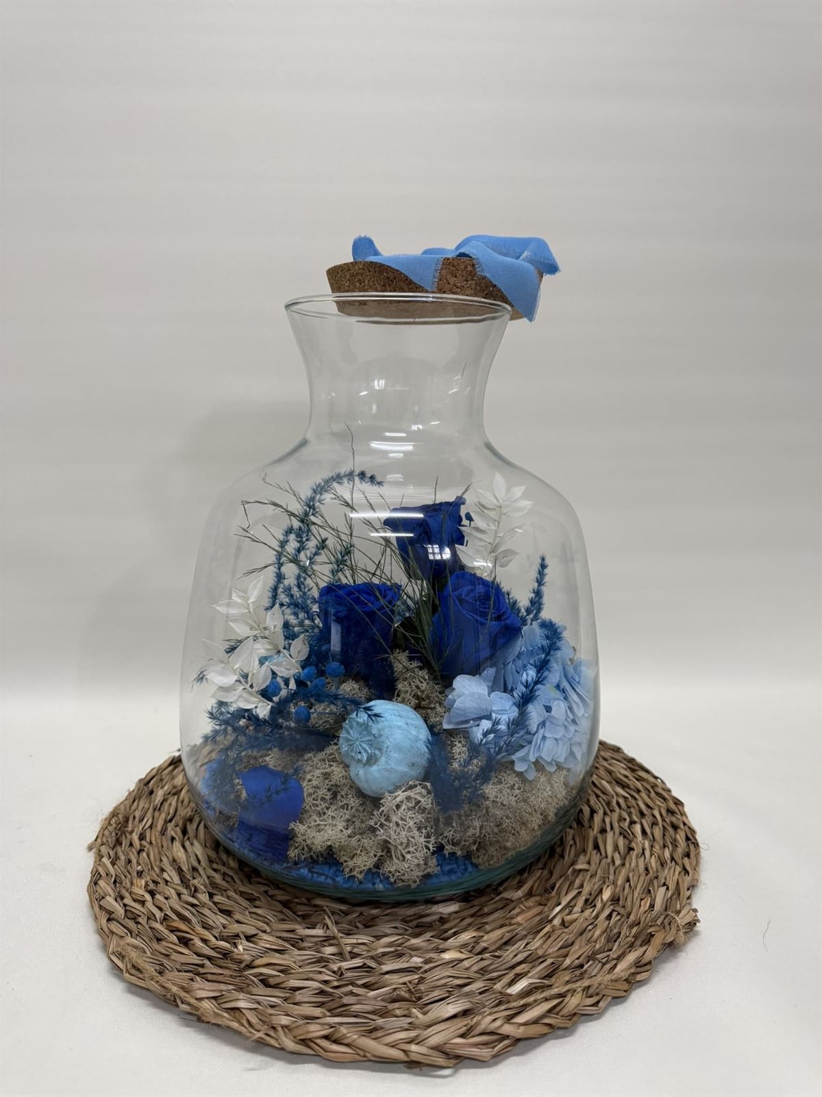 Terrarium en tonos azules - Imagen 3