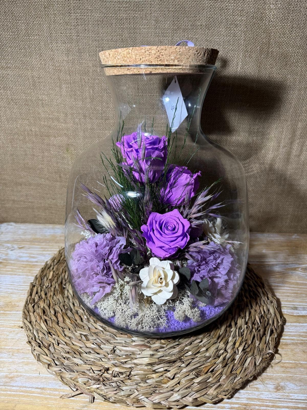 Terrarium en tonos lilas - Imagen 3
