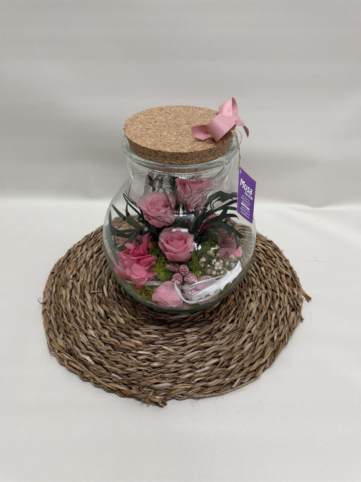 Terrarium en tonos rosa - Imagen 5