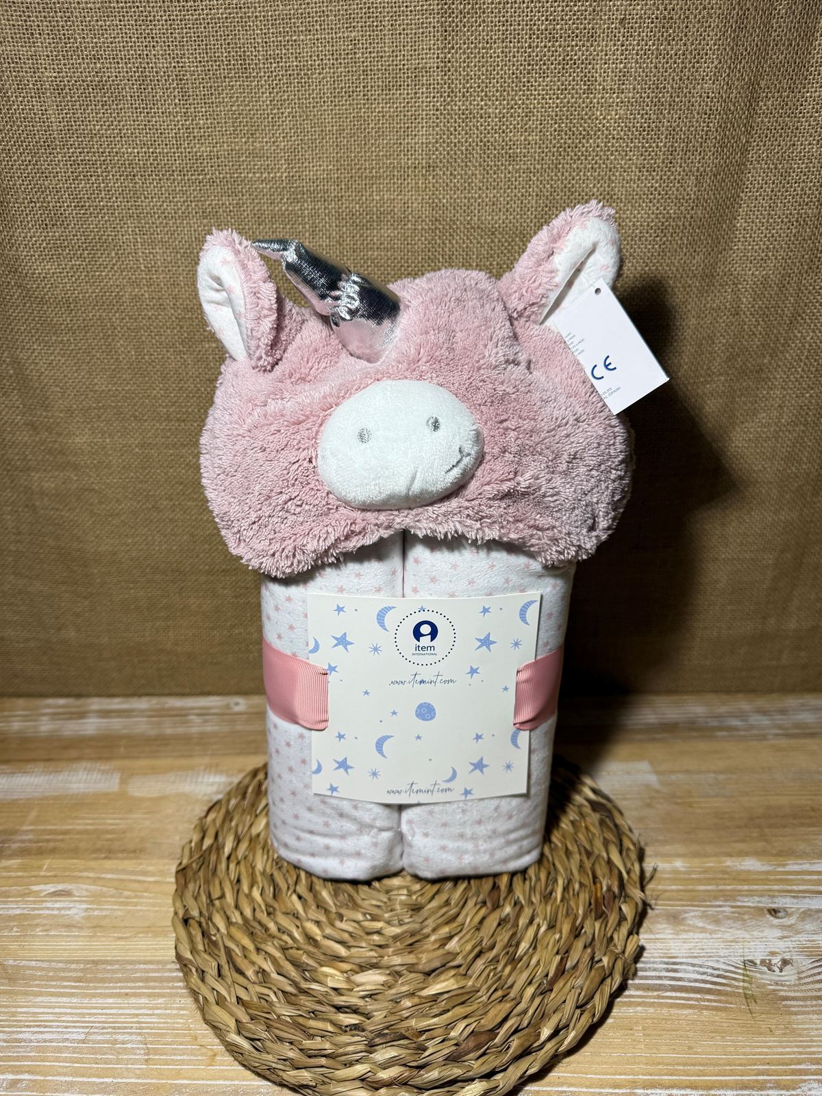 Toalla rosa - Imagen 1