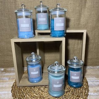 Velas en tonos azules - Imagen 2